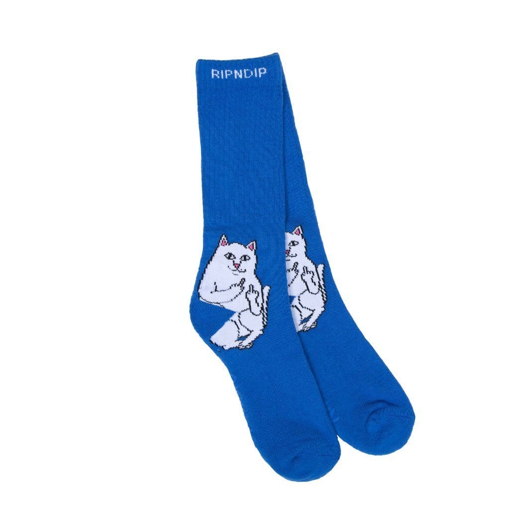 Ripndip Lord Nermal Socks Royal - 50-50 Skate Shop