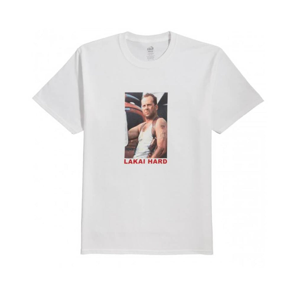 Lakai Hard Tee White - 50-50 Skate Shop