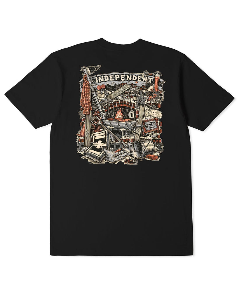 Independent Crust Tee Black - 50-50 Skate Shop