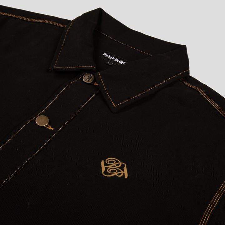 Passport Skate Masters Jacket Black Gold - 50-50 Skate Shop
