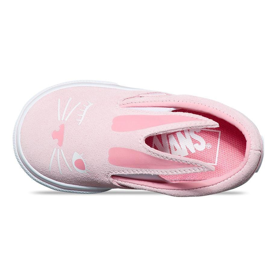 Vans Toddler Slip On BunnyChalk Pink True White - 50-50 Skate Shop