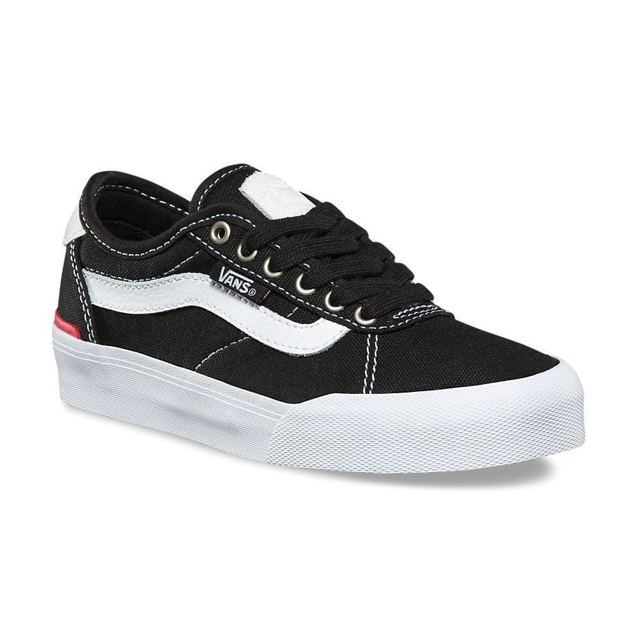 Vans Kids Chima Pro 2 (Canvas) Black White - 50-50 Skate Shop