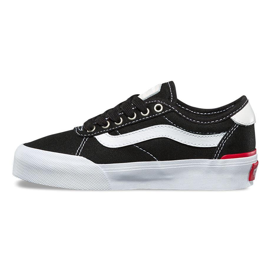 Vans Kids Chima Pro 2 (Canvas) Black White - 50-50 Skate Shop