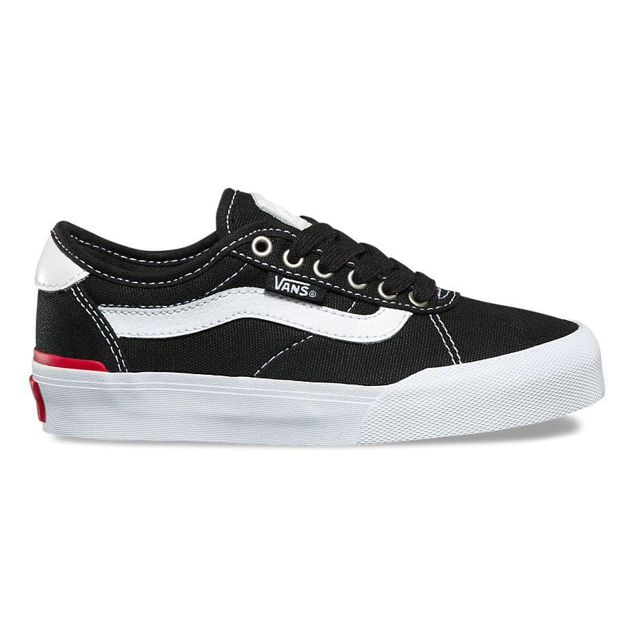 Vans Kids Chima Pro 2 (Canvas) Black White - 50-50 Skate Shop