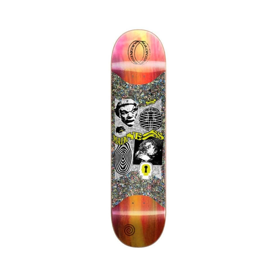 Madness Skateboard Deck Outcast Popsicle R7 Slick 8.625" x 31.9" Orange 14.25" WB - 50-50 Skate Shop