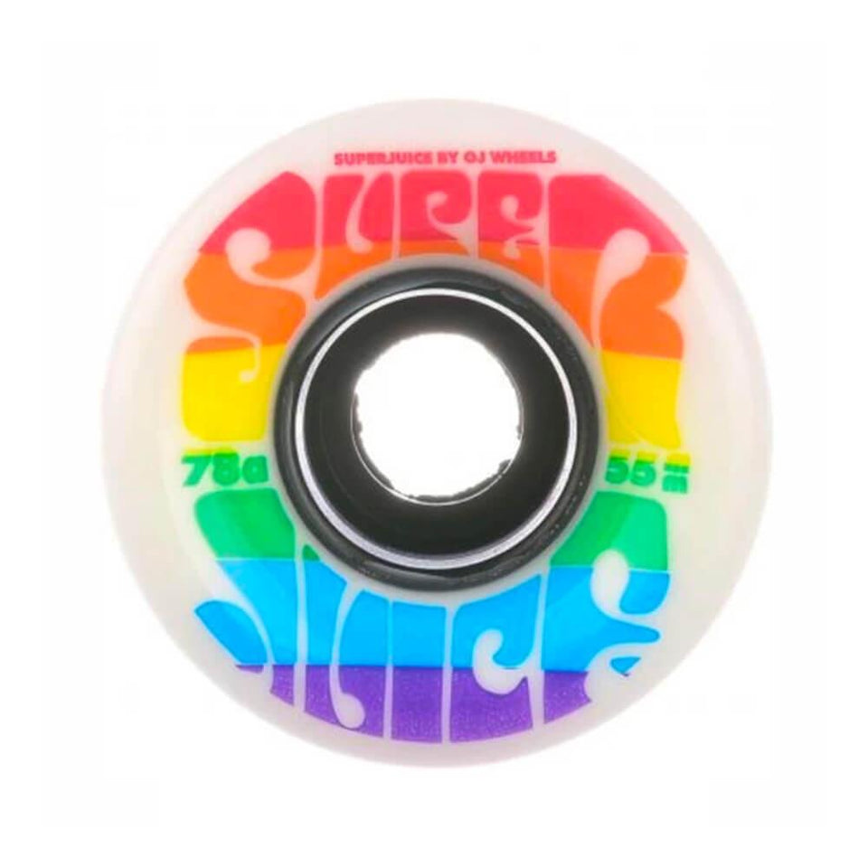 OJ Skateboard Wheels Rainbow Mini Super Juice 55mm 78A - 50-50 Skate Shop