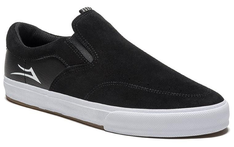 Lakai Owen VLK Slip On Black Suede - 50-50 Skate Shop