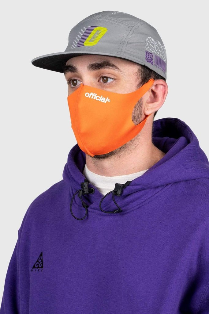 Official Face Mask Nano-Polyurethane Orange - 50-50 Skate Shop