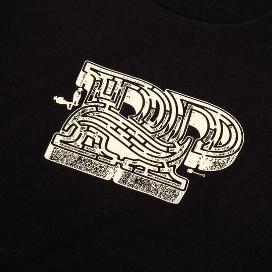 Passport Skate P-P Maze Tee Black - 50-50 Skate Shop