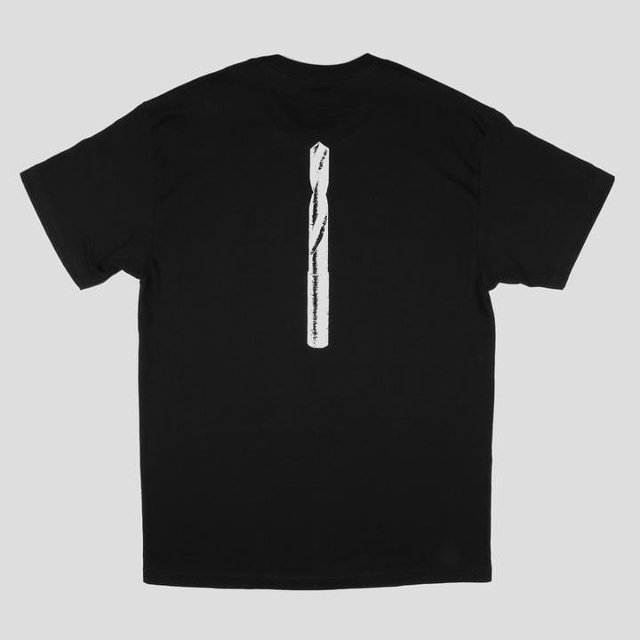 Passport Drill Bit Tee Black - 50-50 Skate Shop
