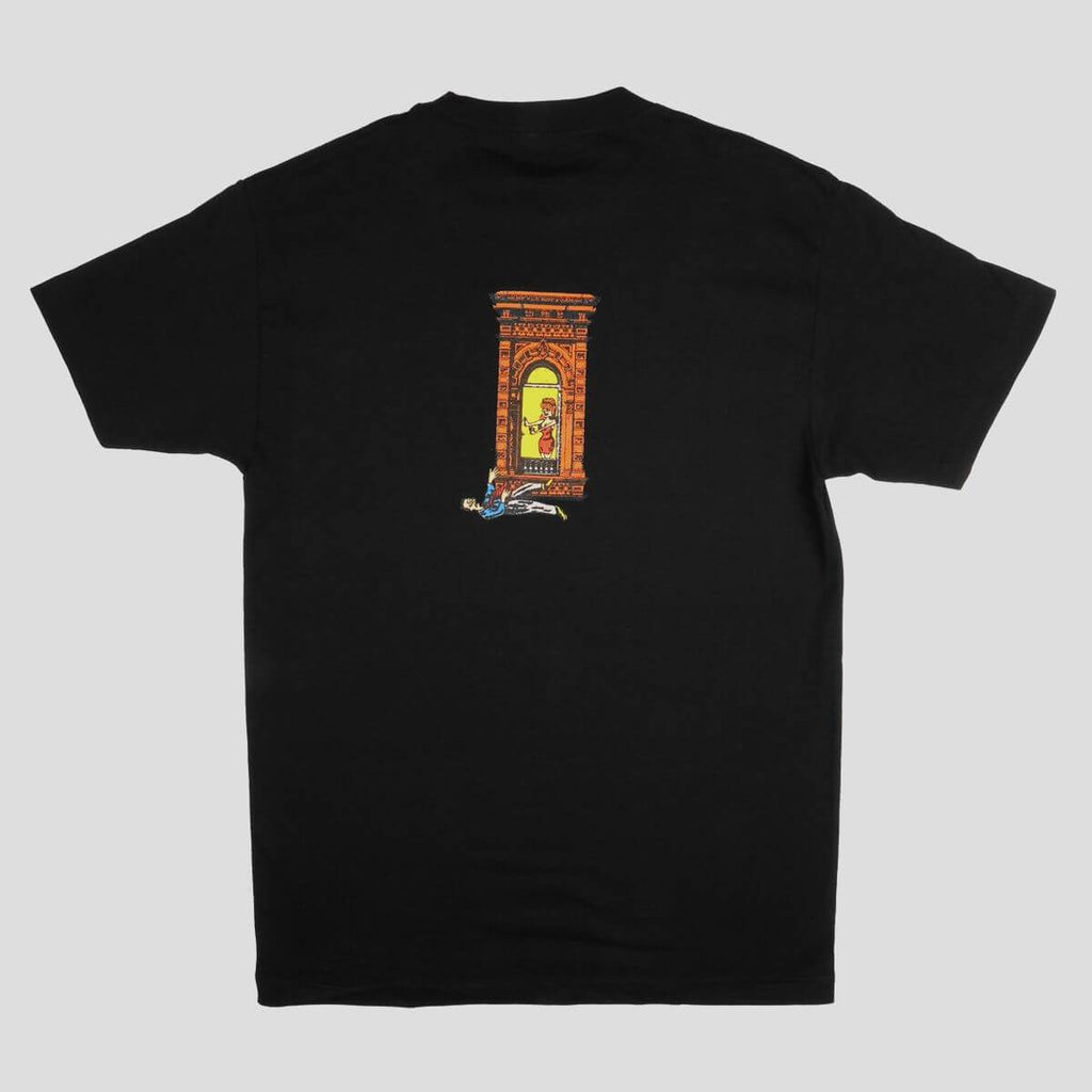 Passport Pre-Medi Tee Black - 50-50 Skate Shop