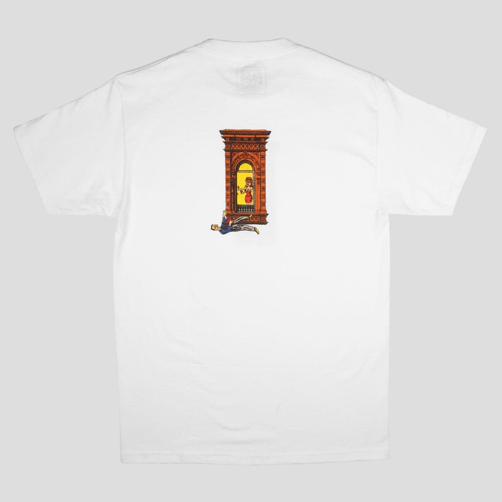 Passport Pre-Medi Tee White - 50-50 Skate Shop