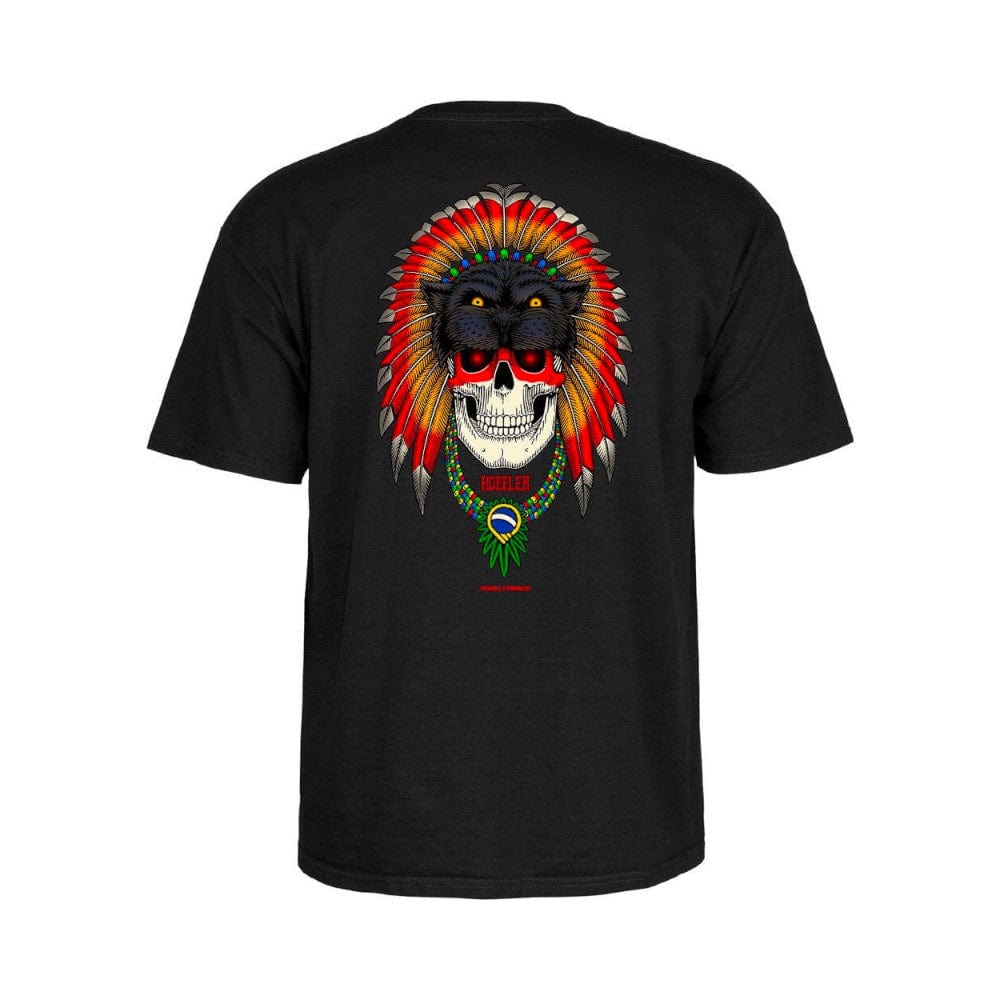 Powell Peralta Skate Tee Hoefler Skull Black - 50-50 Skate Shop