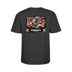 Powell Peralta Skate Tee Lasek Stadium Charcoal Heather - 50-50 Skate Shop