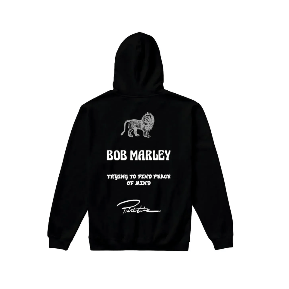 Primitive Skate Sweater Hoodie Heartache Black Bob Marley - 50-50 Skate Shop