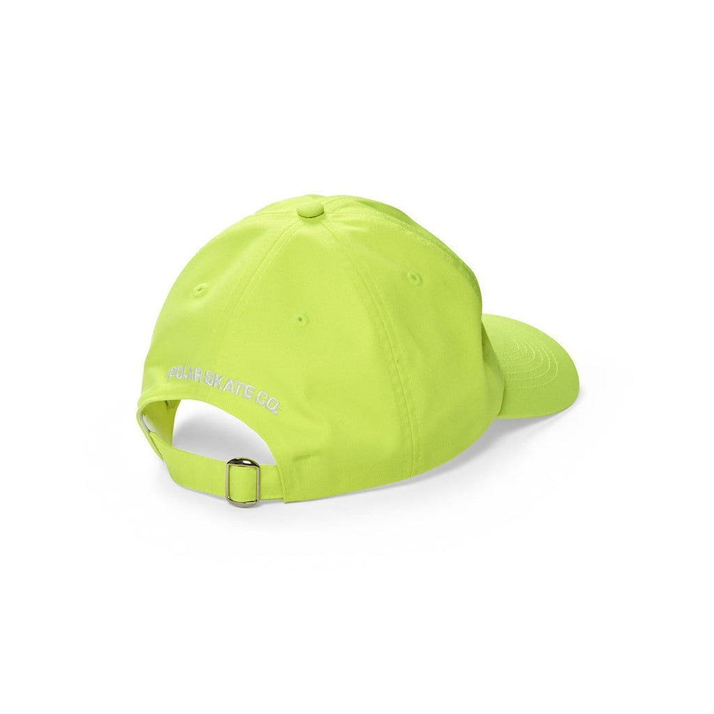 Polar Skate Stroke Logo Cap Neon Yellow - 50-50 Skate Shop