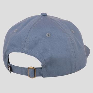 Passport Skate Quill Patch 6 Panel Cap Steel Blue - 50-50 Skate Shop