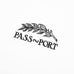 Passport Skate Quill Embroidery Tee White - 50-50 Skate Shop