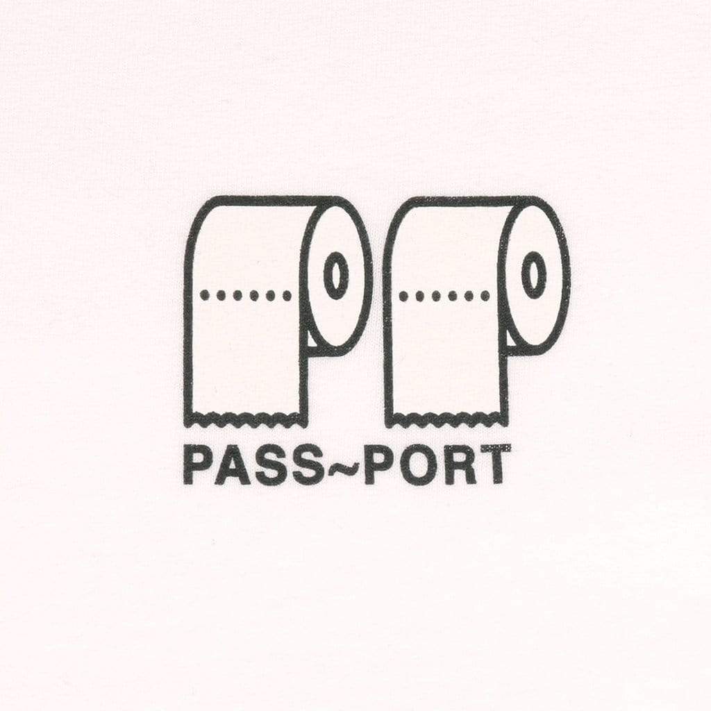 Passport Poo Poo Tee White - 50-50 Skate Shop