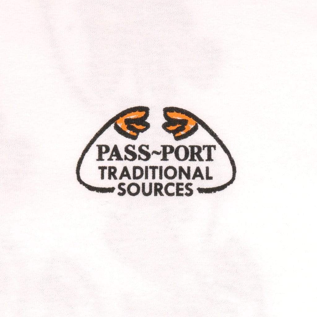 Passport Dancing Steps Tee White - 50-50 Skate Shop
