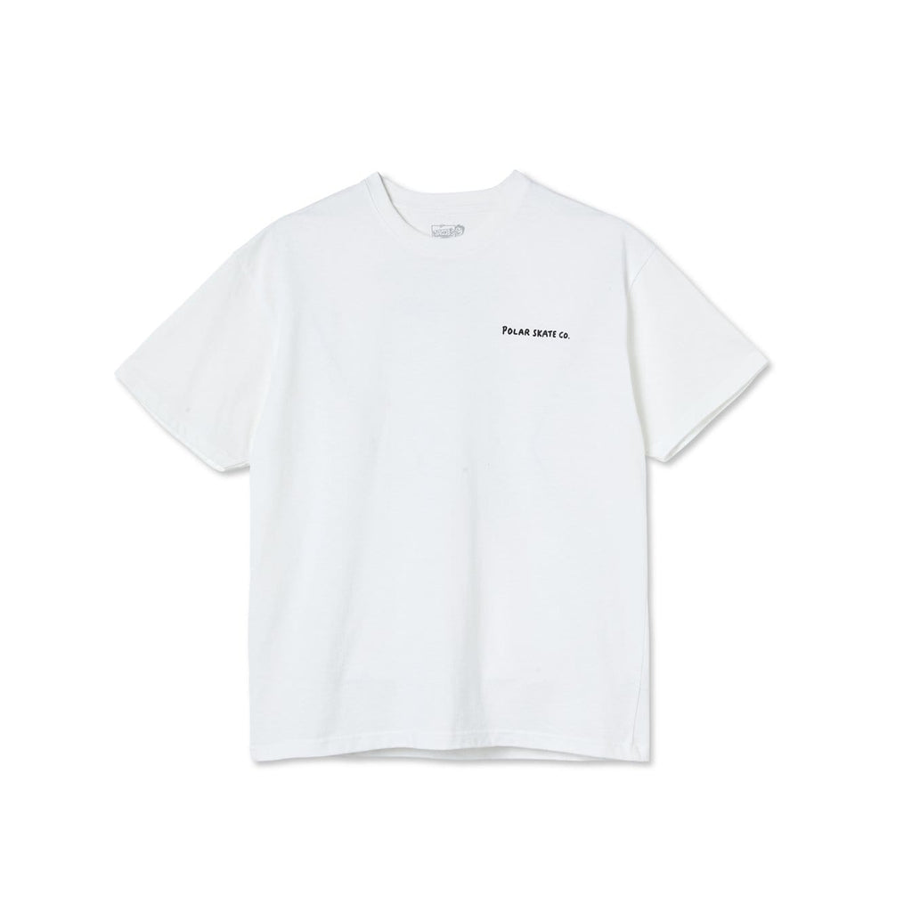 Polar Skate Rock 'n' Roll Tee White - 50-50 Skate Shop