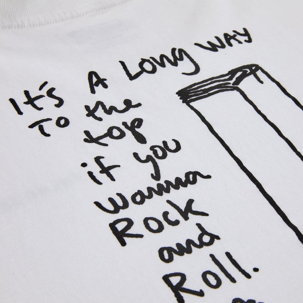 Polar Skate Rock 'n' Roll Tee White - 50-50 Skate Shop