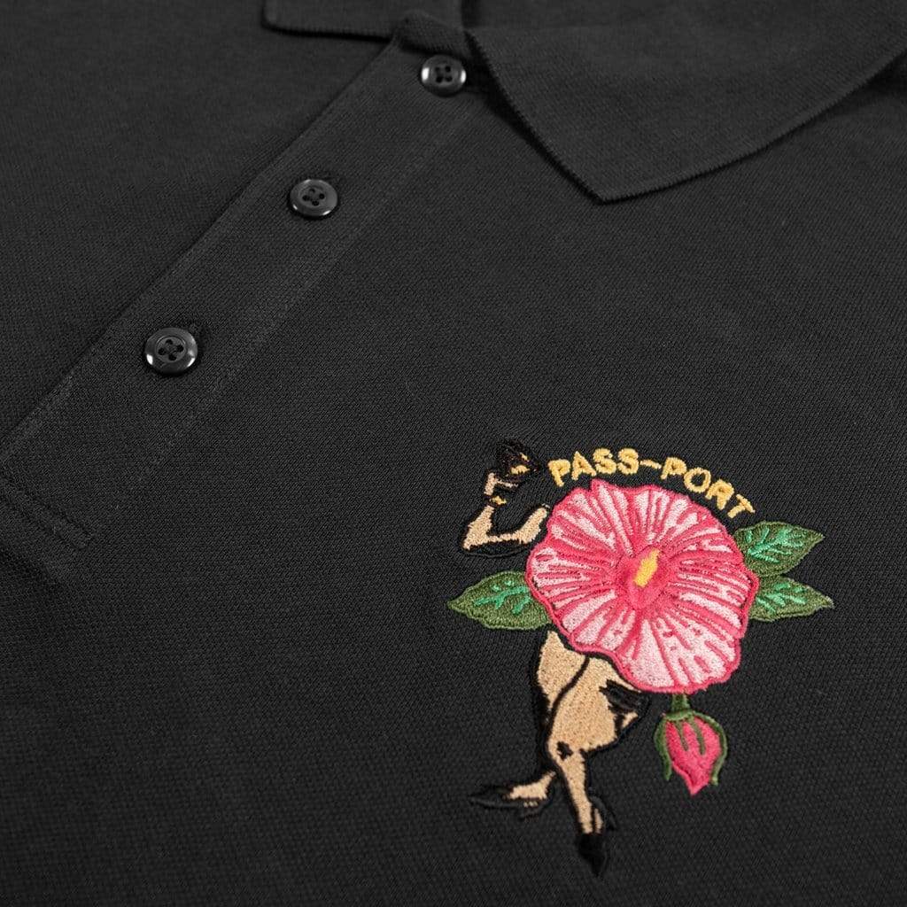 Passport Desert Rose Polo Black - 50-50 Skate Shop