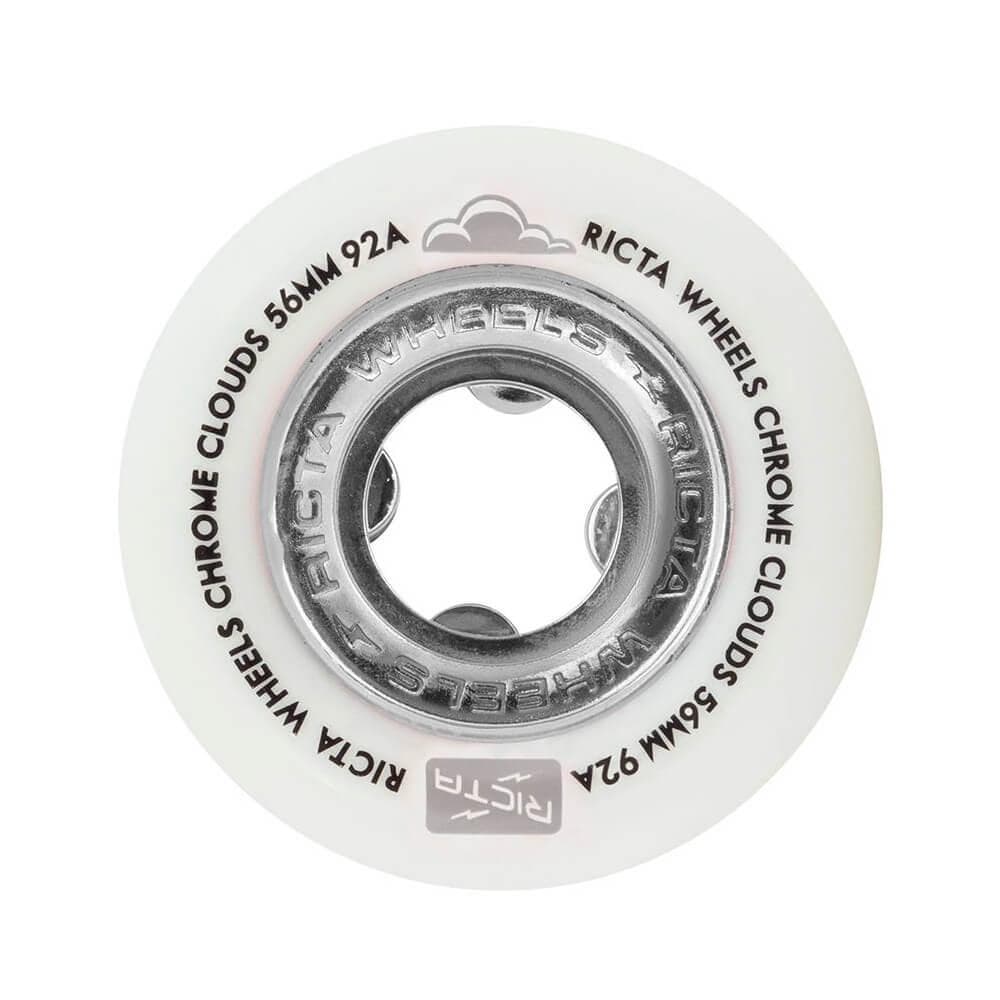 Ricta Skateboard Wheels Chrome Clouds 56mm 92A Black - 50-50 Skate Shop