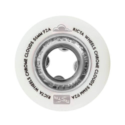 Ricta Skateboard Wheels Chrome Clouds 56mm 92A Black - 50-50 Skate Shop