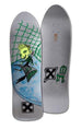 H-Street Skateboard Deck Ron Allen Original Shackle Me Not 9.25" x 32" Silver Metallic - 50-50 Skate Shop