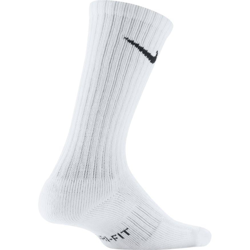 Nike SB Kids Skate Performance Cushioned Crew Training Socks White Black 3 Pack - 50-50 Skate Shop