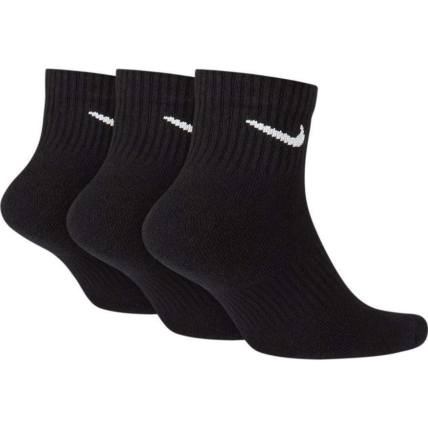 Nike SB Skate Everyday Cushioned Ankle Socks Black 3 Pack - 50-50 Skate Shop