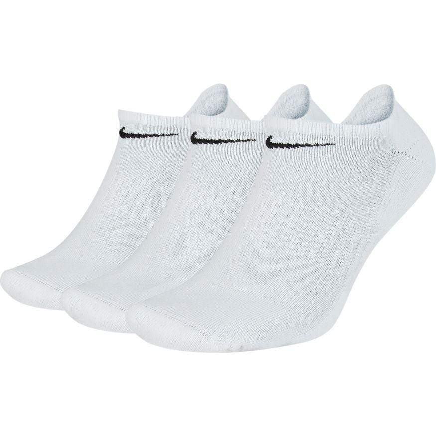 Nike SB Skate Everyday Cushioned No Show Socks White Black 3 Pack - 50-50 Skate Shop
