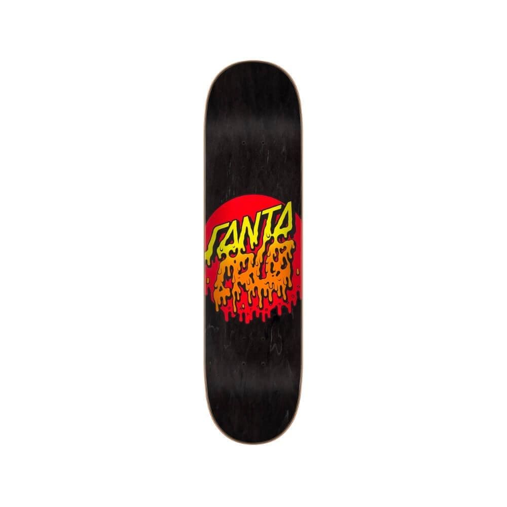 Santa Cruz Skateboard Deck Rad Dot 8.0" x 31.6" Black 14.22" WB - 50-50 Skate Shop
