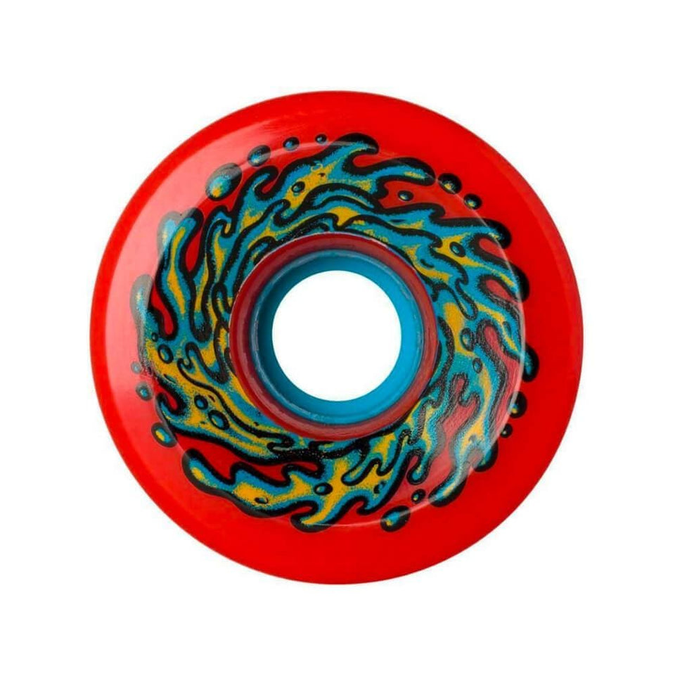 Santa Cruz Skateboard Wheels OG Slime 66mm 78A Red - Set of 4 - 50-50 Skate Shop