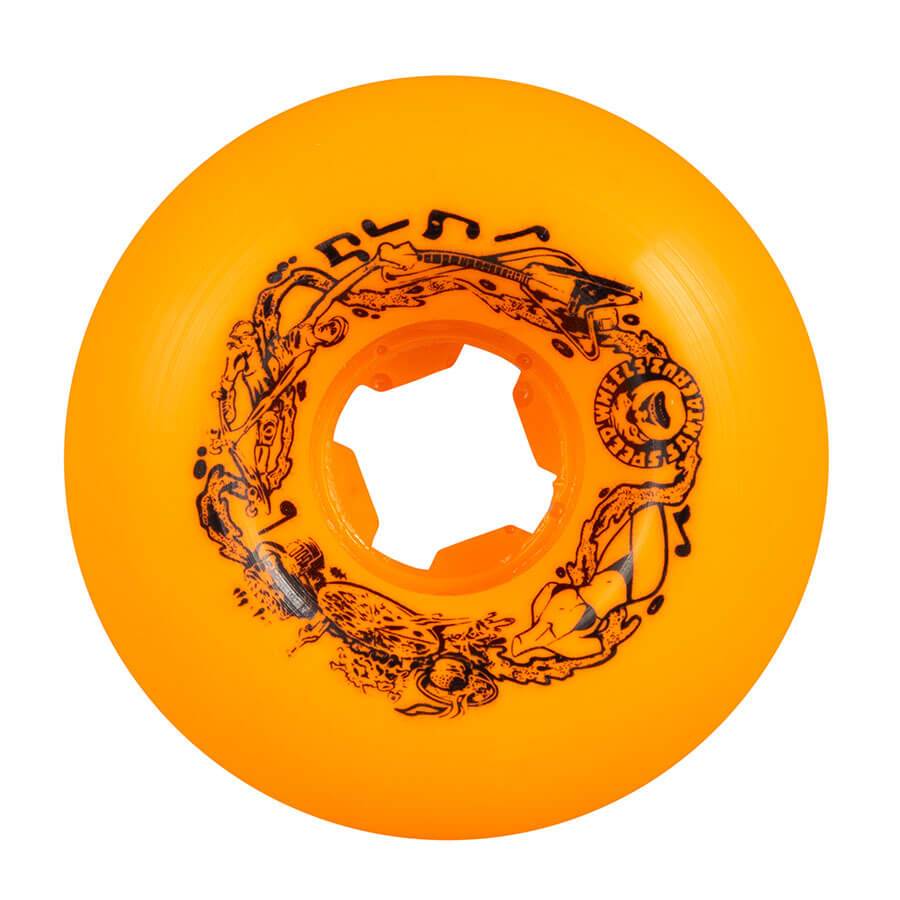 Santa Cruz Skateboard Wheels Vomits 60mm Orange 97A - 50-50 Skate Shop