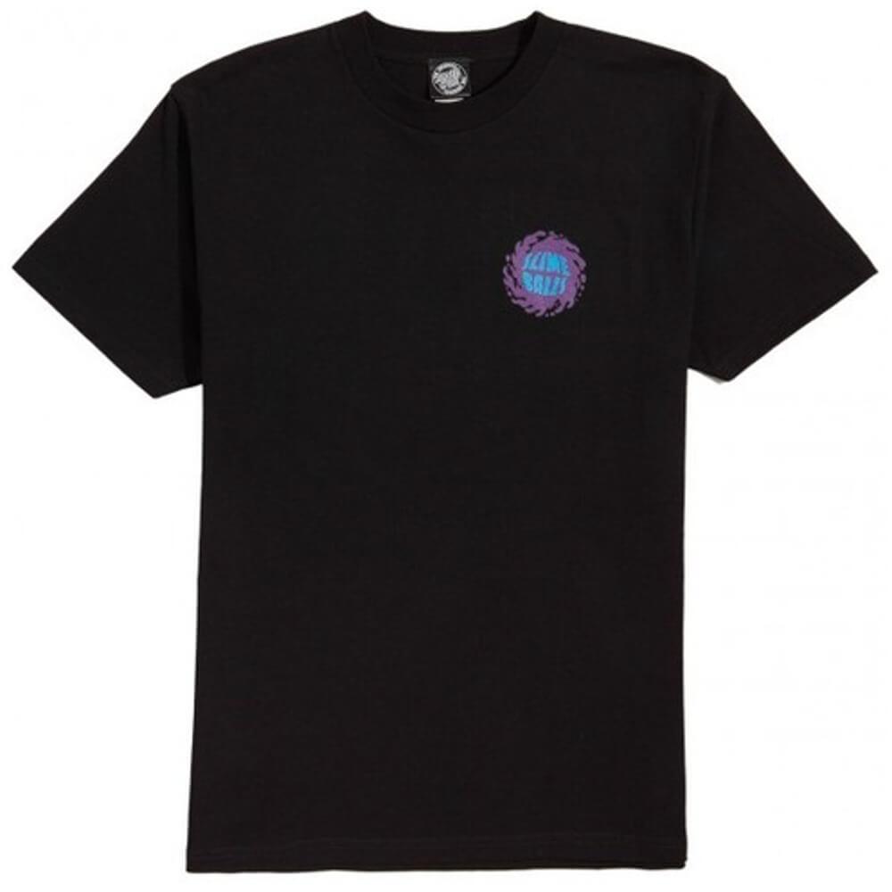 Santa Cruz Slime Balls Grave Hand Short Sleeve Tee Black - 50-50 Skate Shop