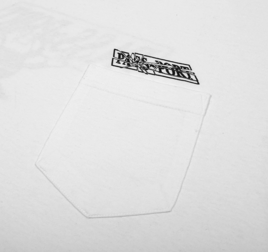 Passport Tee Mirror Man White - 50-50 Skate Shop