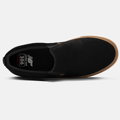 New Balance Numeric 306 V1 Jamie Foy Slip On Black Gum - 50-50 Skate Shop