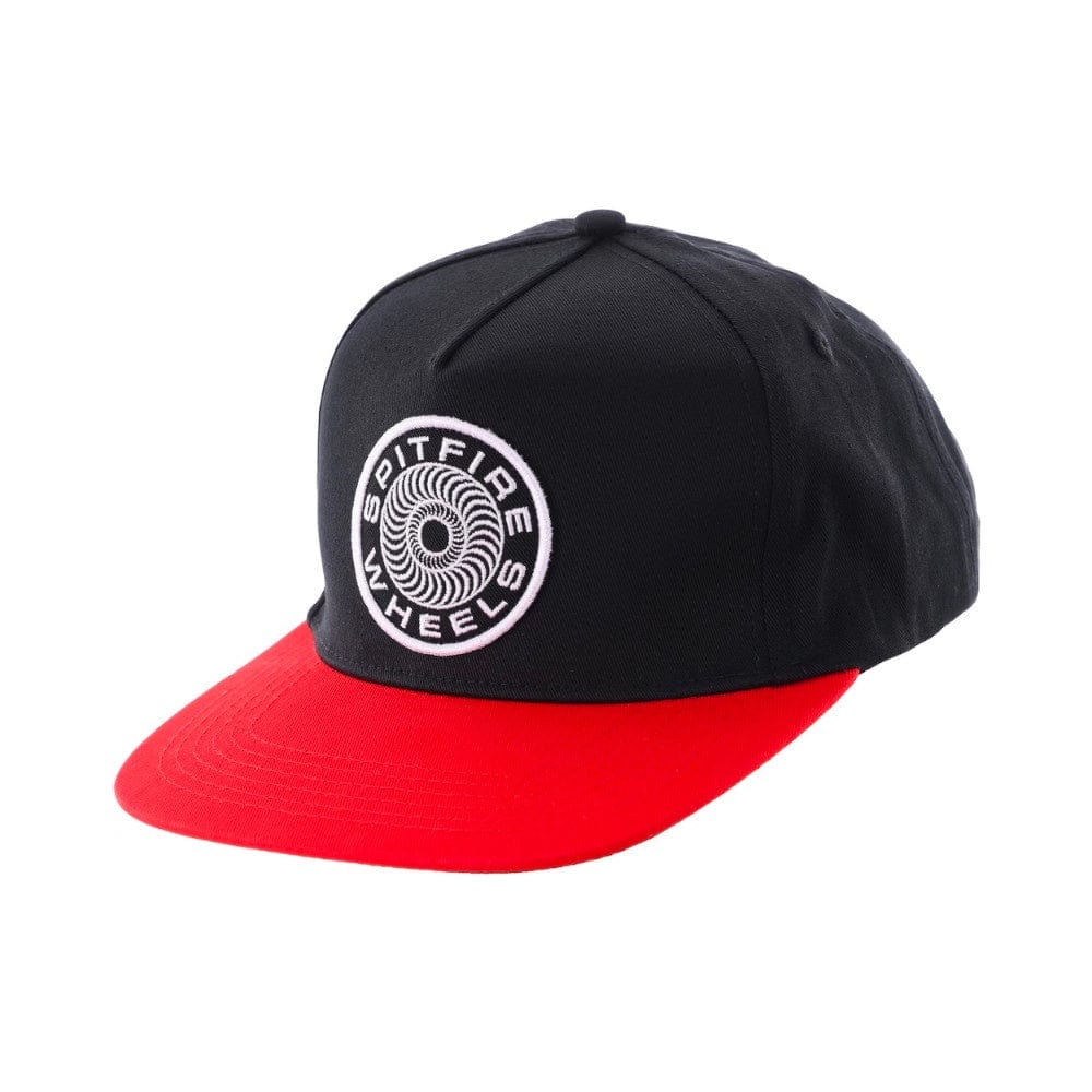 Spitfire Skate Cap Adjustable Classic 87 Swirl Patch Black Red White - 50-50 Skate Shop