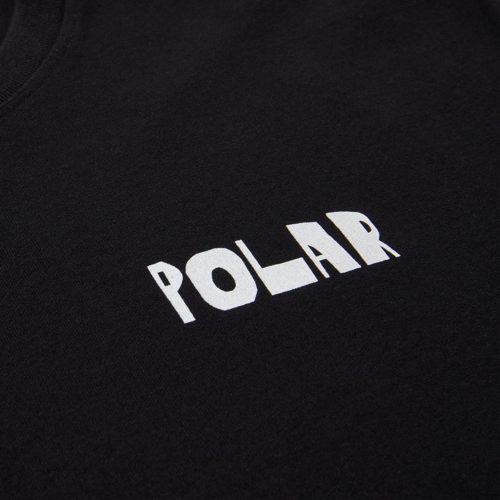 Polar Skate Trippin Tee Black - 50-50 Skate Shop