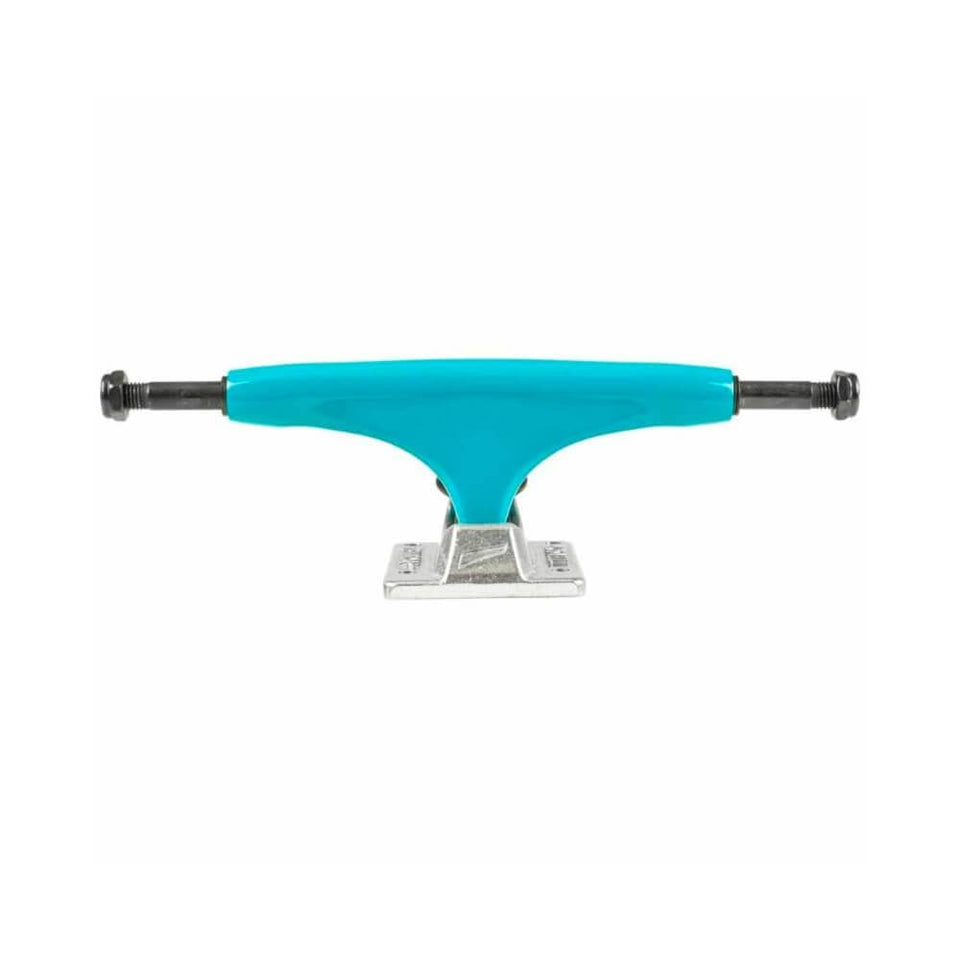 Tensor Skateboard Alloy Trucks 5.25 (7.875") Aqua Raw - Set of 2 - 50-50 Skate Shop