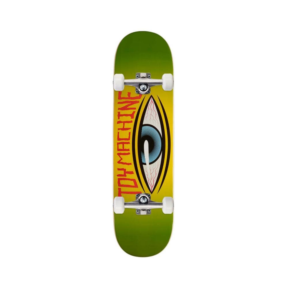 Toy Machine Skateboard Complete Future 8.25" x 31.88" Green 14.25" WB - 50-50 Skate Shop