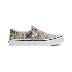 Vans Kids Classic Slip On (Kenya) Black True White - 50-50 Skate Shop