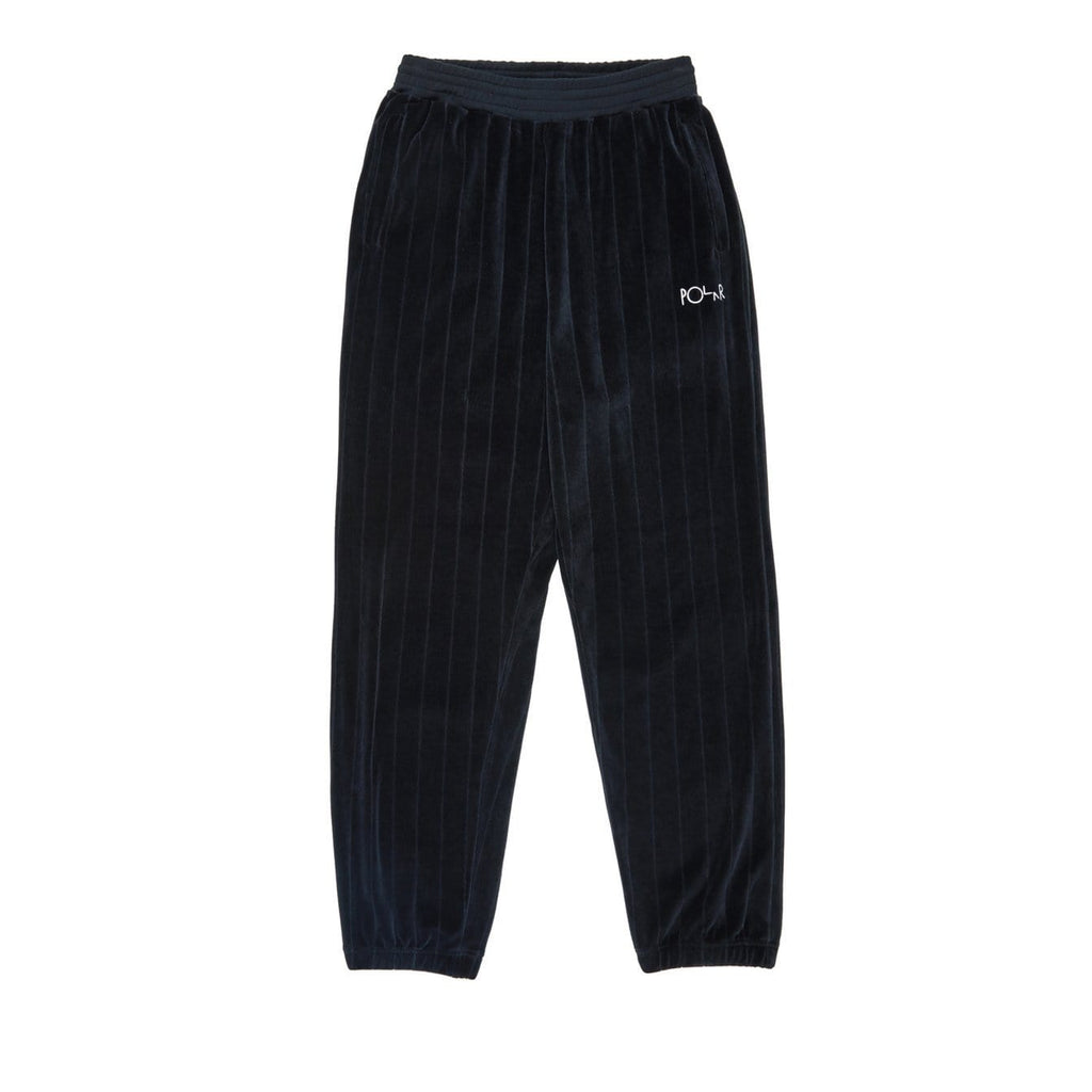 Polar Skate Co Velour Sweatpants Black - 50-50 Skate Shop