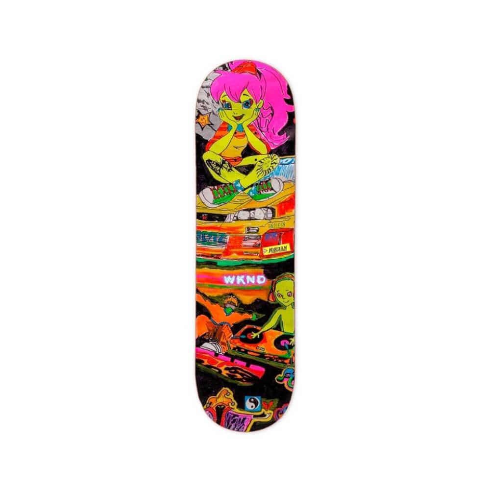 WKND Skateboard Deck Sympathy Dropout 8.125" x 31.25" Jordan Taylor 14.125" WB - 50-50 Skate Shop