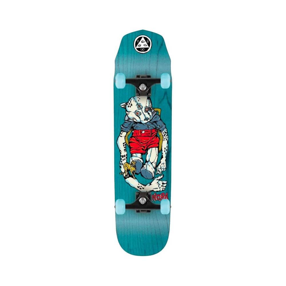 Welcome Skateboard Complete Teddy 7.75" x 31.25" Teal Stain 13.63" WB - 50-50 Skate Shop
