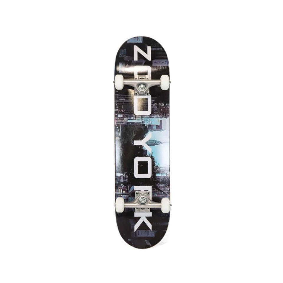 Zoo York Skateboard Complete Chrysler Logo Block 8.0" x 32" Multi 13.9" WB - 50-50 Skate Shop