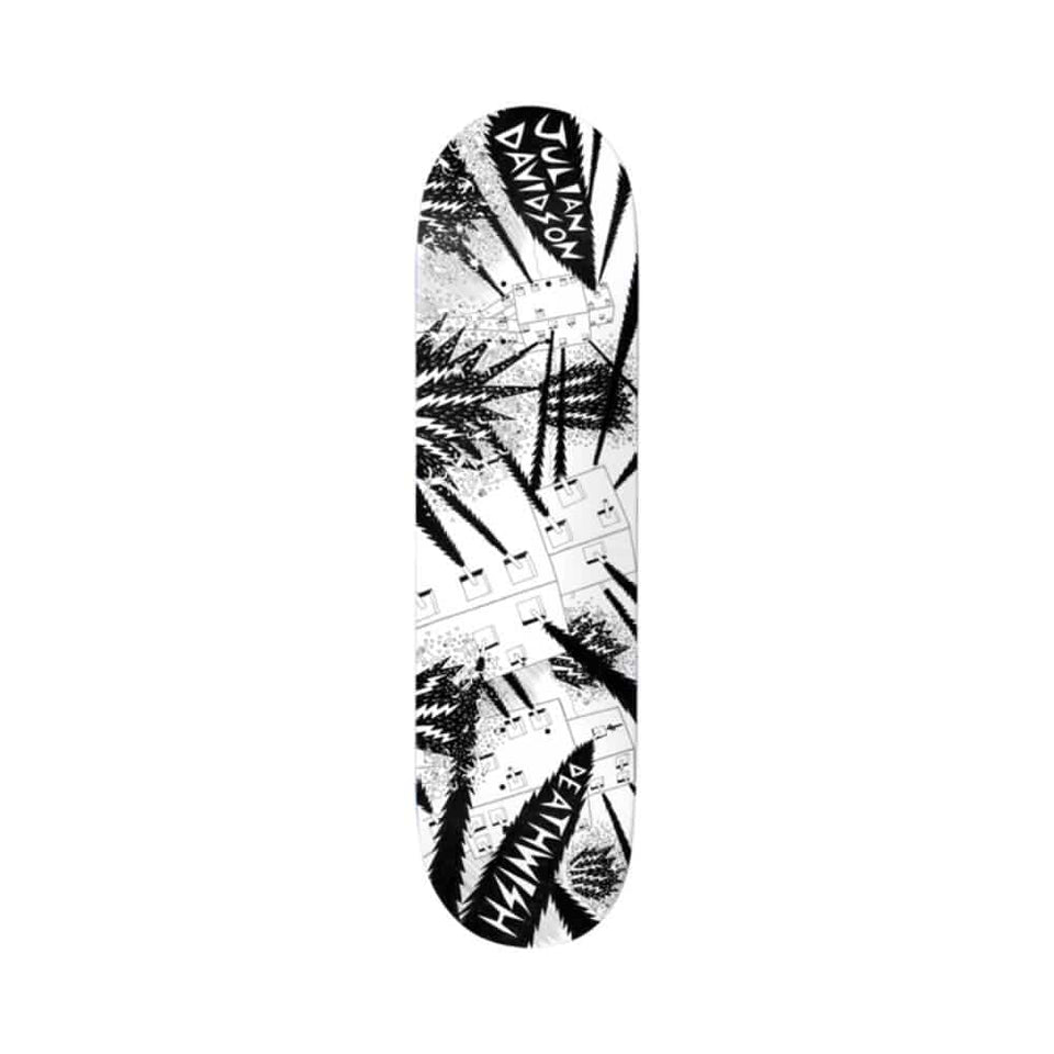 Deathwish Skateboard Deck Julian Davidson Death War 3000 Deck 8.0" x 31.5" 14.25" WB - 50-50 Skate Shop
