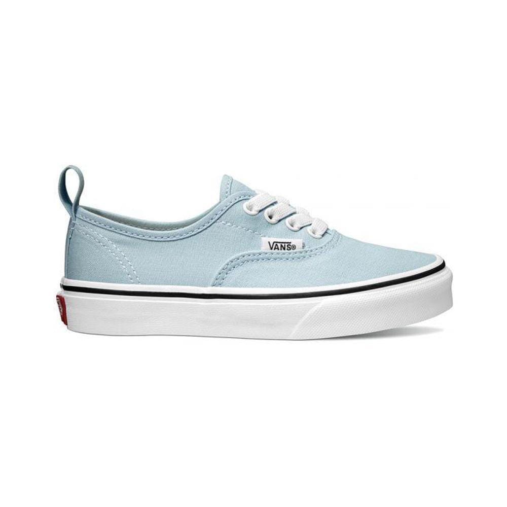 Vans Kids Authentic Elastic Lace Baby Blue True White - 50-50 Skate Shop